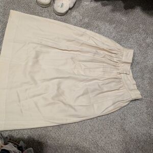 Elegant Cream Women's Skirt